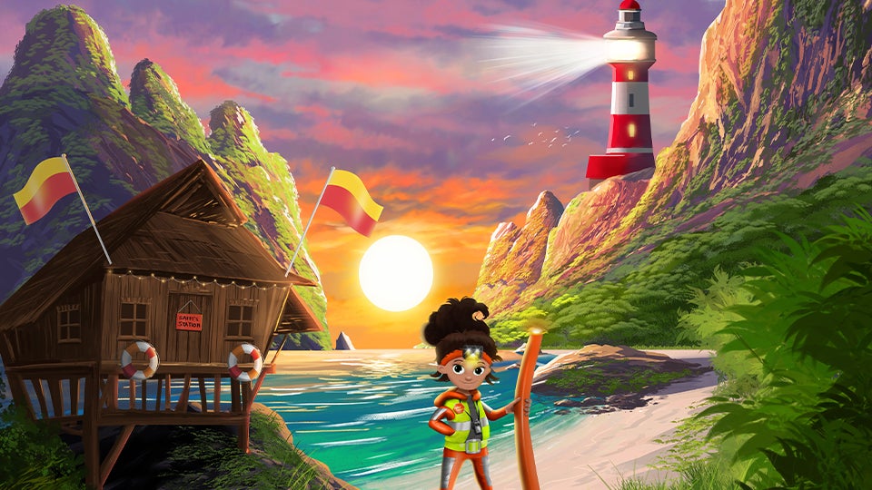 lighthouse lagoon with swimvincible saffi