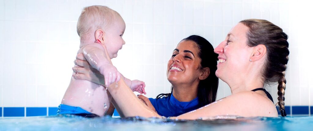 water babies teacher carer and baby