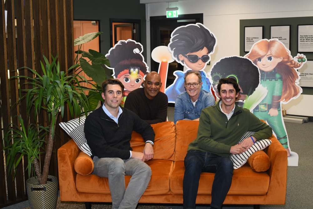 L-R: Ross, Paul, Howard & Brian from Water Babies