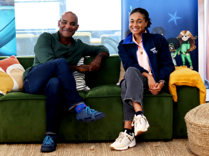 alice dearing and water babies owner paul thompson