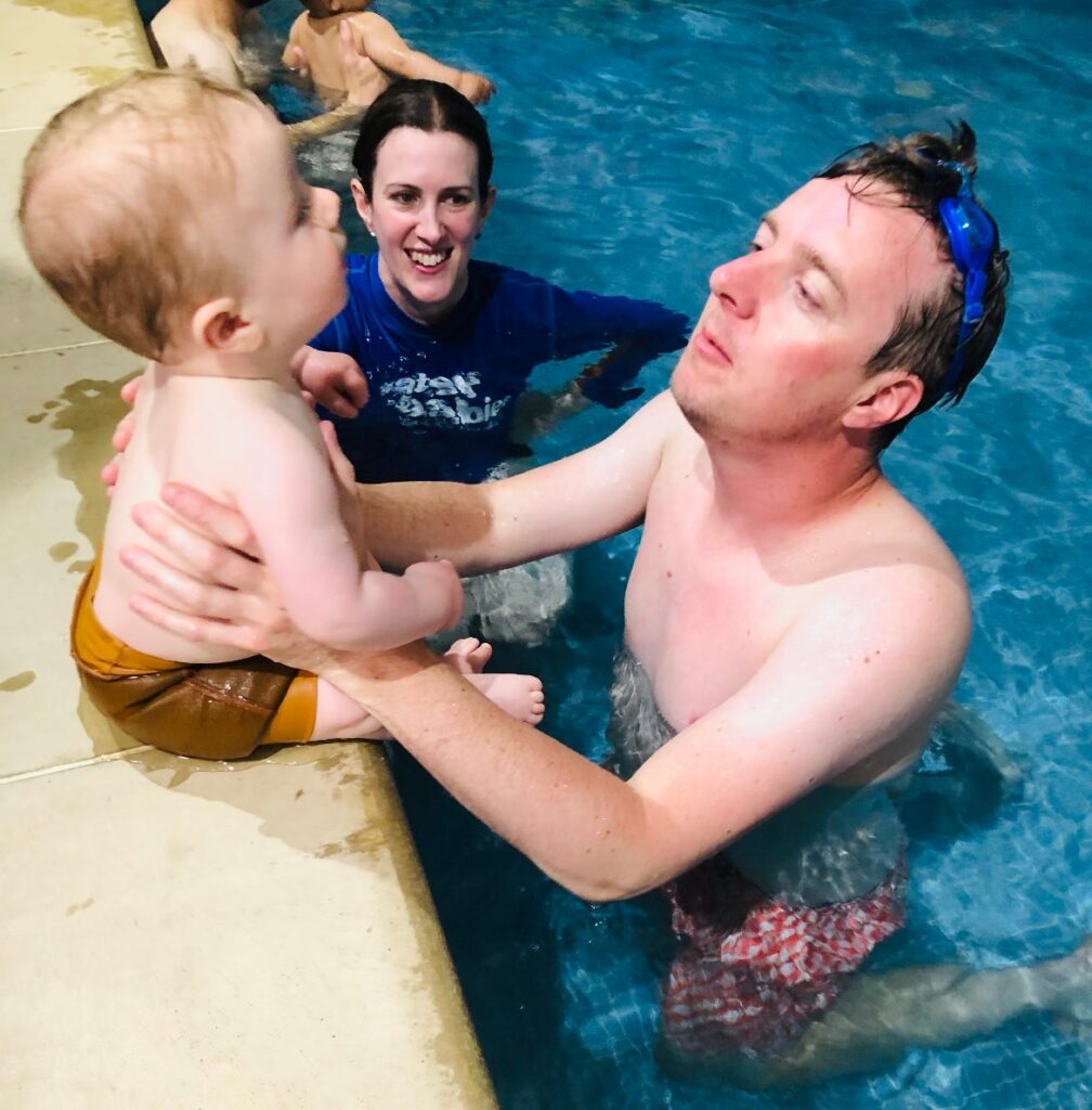 water babies teacher laura in her lessons