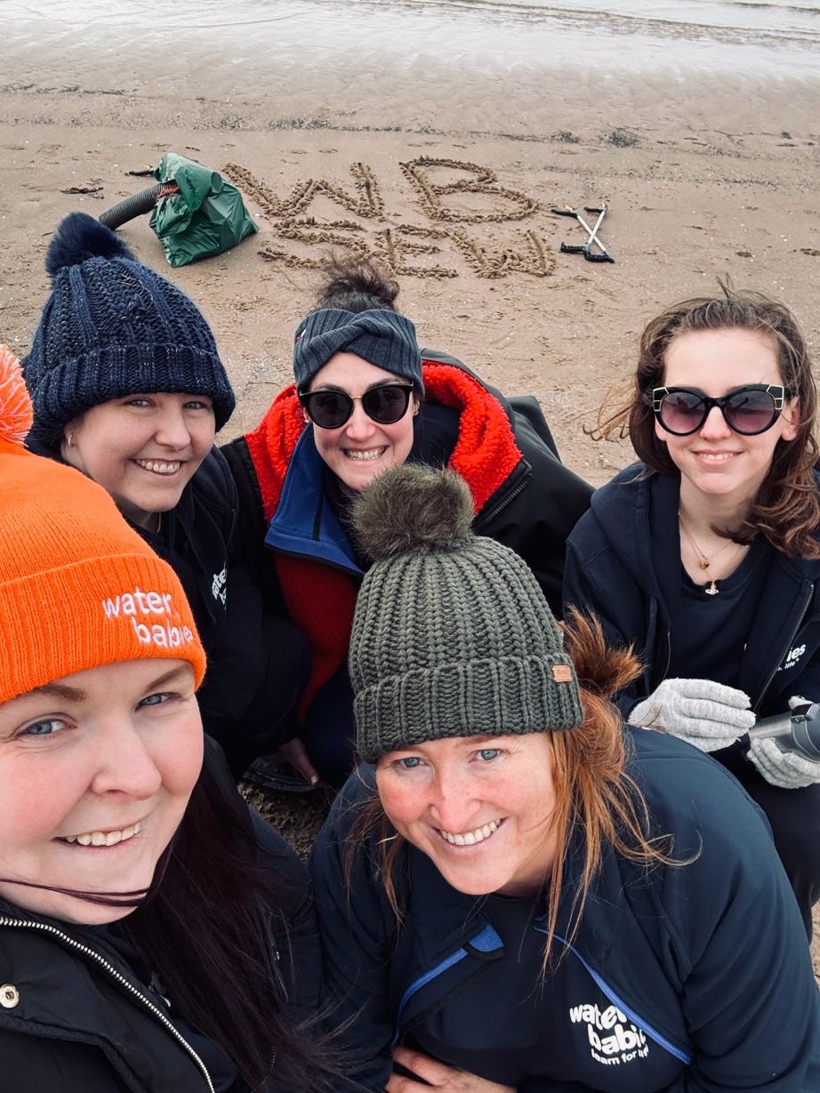 water babies franchisee scotland east and west beach cleaning
