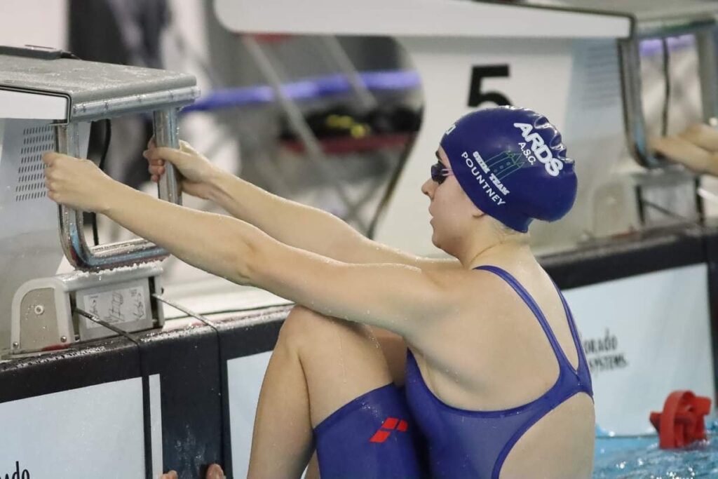 naeve poutney swimming to success